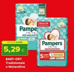 Tigre Pampers BABY-DRY Tradizionale o Mutandino offerta