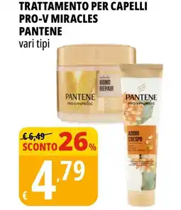 Tigros Trattamento per capelli pro-v miracles PANTENE offerta