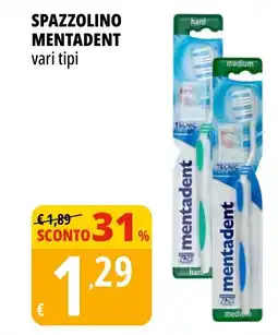 Tigros Spazzolino MENTADENT offerta