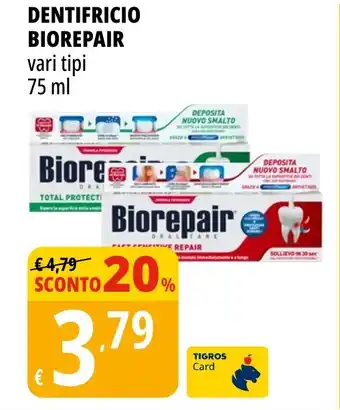 Tigros Dentifricio BIOREPAIR offerta