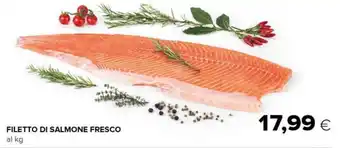 Tigre Filetto di salmone fresco offerta