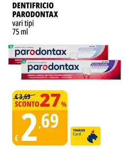 Tigros Dentifricio PARODONTAX offerta