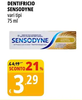 Tigros Dentifricio SENSODYNE offerta