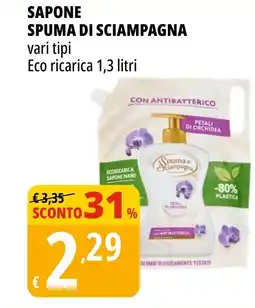 Tigros Sapone SPUMA DI SCIAMPAGNA offerta