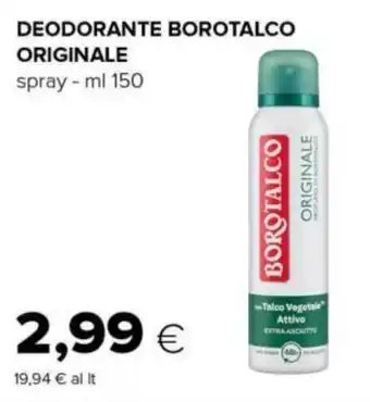 Tigre Deodorante borotalco originale offerta