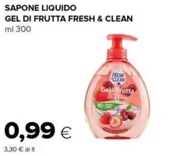 Tigre Sapone liquido gel di frutta FRESH & CLEAN offerta