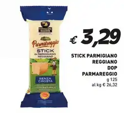 Coal Stick parmigiano reggiano dop parmareggio offerta