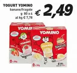 Coal Yogurt yomino banane/fragole offerta