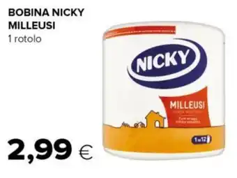 Tigre Bobina nicky milleusi offerta