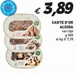 Coal Carte d'or algida offerta