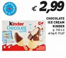 Coal Chocolate ice cream kinder offerta