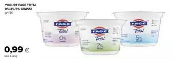 Yogurt fage total 0%/2%/5% grassi