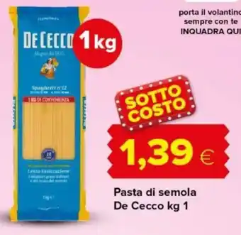 Pasta di semola De Cecco