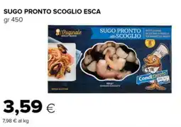 Tigre Sugo pronto scoglio ESCA offerta