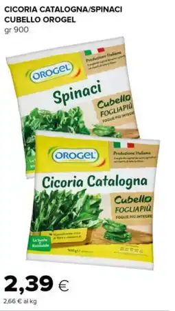 Tigre Cicoria catalogna/spinaci cubello OROGEL offerta