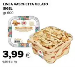 Tigre Linea vaschetta gelato SIGEL offerta