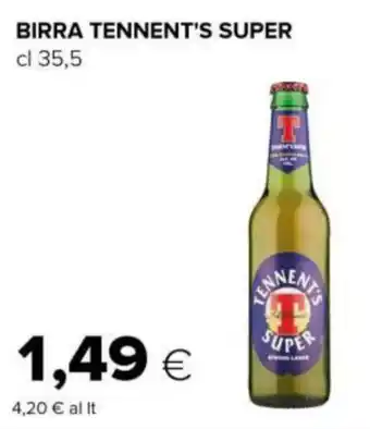 Tigre Birra TENNENT'S SUPER offerta