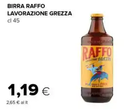 Tigre Birra raffo lavorazione grezza offerta
