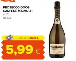 Tigre Prosecco docg CARPENÈ MALVOLTI offerta