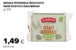 Tigre Segale integrale biologico pane rustico DAILYBREAD offerta