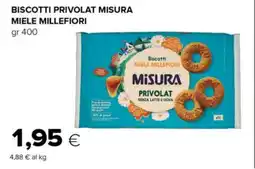 Tigre Biscotti privolat misura miele millefiori offerta