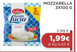 Coop MOZZARELLA 3X100 G offerta