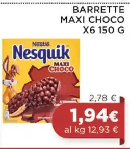 Coop BARRETTE MAXI CHOCO offerta