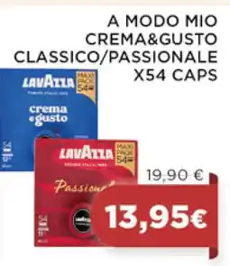 Coop A MODO MIO CREMA&GUSTO CLASSICO/PASSIONALE X54 CAPS offerta