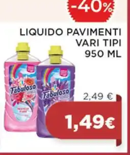 Coop Fabuloso Liquido Pavimenti Vari Tipi offerta