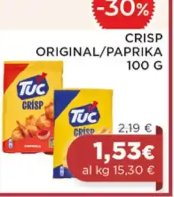Coop TUC CRISP ORIGINAL/PAPRIKA 100 G offerta