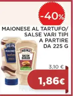 Coop Maionese al Tartufo/Salse Vari Tipi offerta