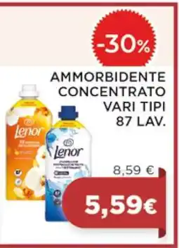 Coop Lenor Ammorbidente Concentrato Vari Tipi 87 Lav offerta