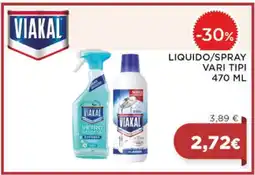 Coop Viakal Liquido/Spray Vari Tipi offerta