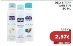 Coop DEO SPRAY VARI TIPI offerta