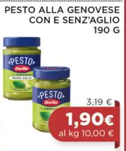 Coop PESTO ALLA GENOVESE CON E SENZ’AGLIO 190 G offerta