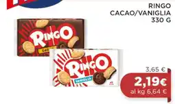 Coop RINGO CACAO/VANIGLIA 330 G offerta