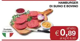 Coop HAMBURGER DI SUINO E BOVINO offerta
