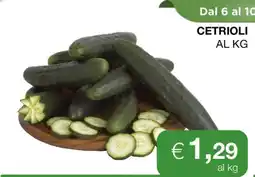 Coop Cetrioli offerta