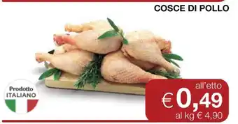Coop Cosce di pollo offerta