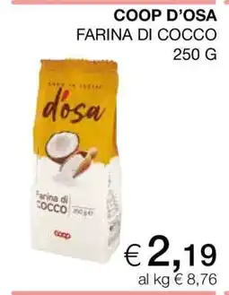 Coop COOP D’OSA FARINA DI COCCO offerta