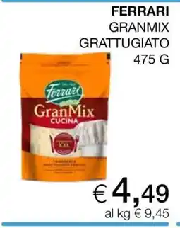 Coop FERRARI GRANMIX GRATTUGIATO 475 G offerta