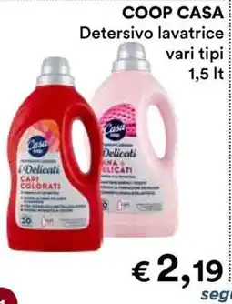 Coop COOP CASA Detersivo lavatrice offerta