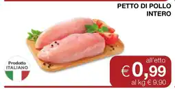 Coop Petto Di Pollo Intero offerta
