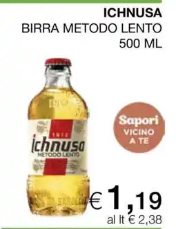 Coop ICHNUSA BIRRA METODO LENTO 500 ML offerta