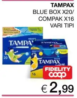 Coop Tampax offerta