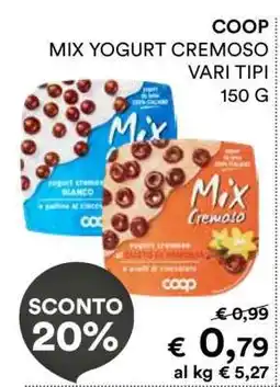 Coop COOP MIX YOGURT CREMOSO offerta