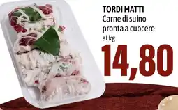 Madis TORDI MATTI Carne di suino pronta a cuocere offerta