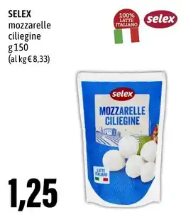 Madis SELEX mozzarelle ciliegine offerta