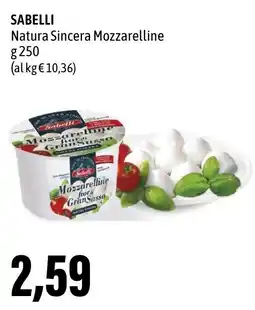 Madis SABELLI Natura Sincera Mozzarelline offerta