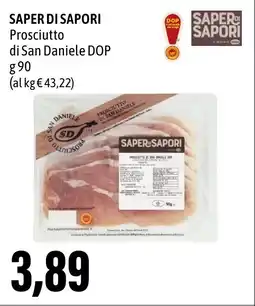 Madis SAPER DI SAPORI Prosciutto di San Daniele DOP offerta